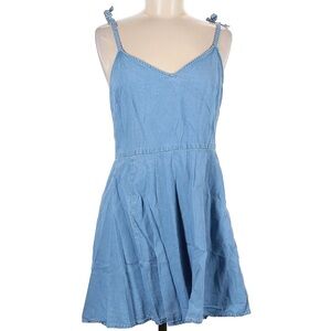 Gap Casual Mini Dress Tie Neck